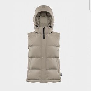 Aritzia Super Puff Vest in Modern Taupe